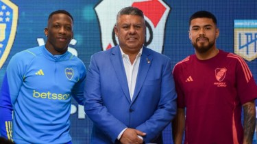 Paulo Díaz compartió la conferencia de prensa con Luis Advíncula de cara al Superclásico.