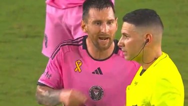 Lionel Messi estalló contra el árbitro tras la igualdad de Inter Miami en la MLS.