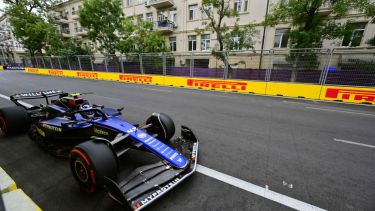 Franco Colapinto hizo un trabajo brillante, se mezcló conlos mejores y largará entre los 10. (AFP)