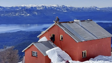 Refugio en el cerro López de Bariloche. Foto: archivo. 
