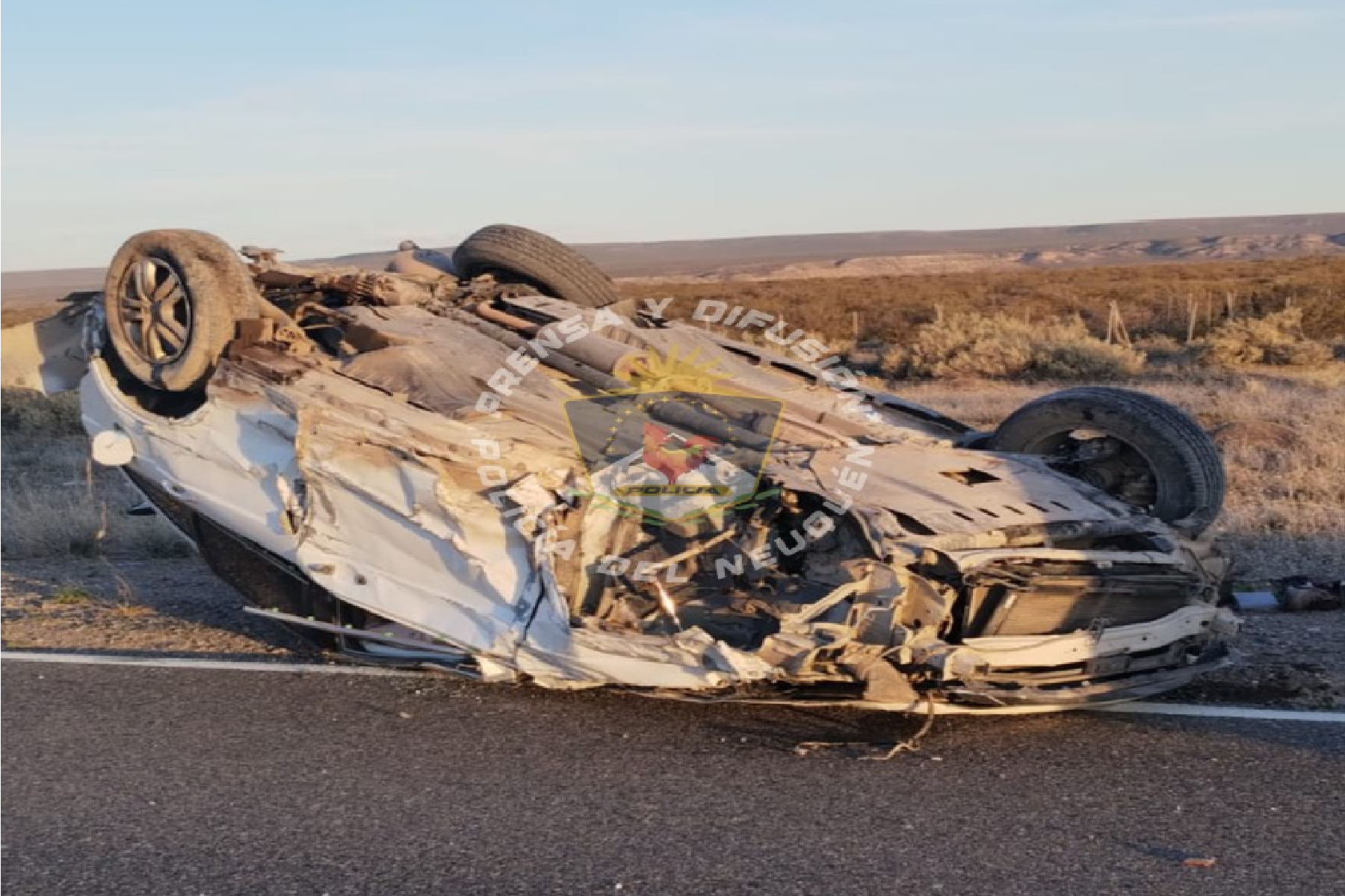 Fuerte choque frontal en la Ruta 237, cerca de Piedra del Águila: cómo ...