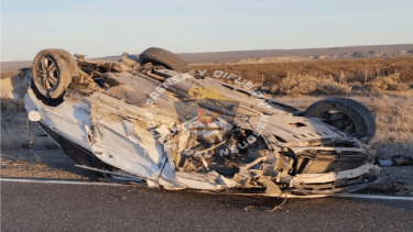 Fuerte choque frontal en la Ruta 237, cerca de Piedra del Águila: hay cuatro heridos (Foto: gentileza)