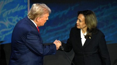 Debate entre Donald Trump y Kamala Harris en Estados Unidos. 