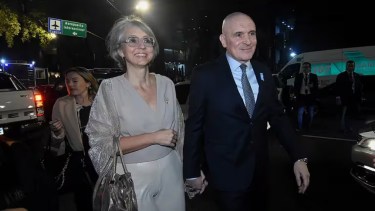 Epert junto a su esposa, Mercedes. Foto Gentileza Infobae