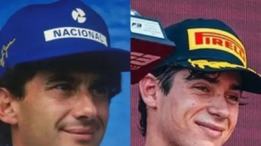 El parecido y las coincidencias entre Colapinto y Senna.