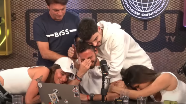 Una nota a una popular médium hizo emocionar a Nico Occhiato y a los integrantes de "Nadie dice nada"