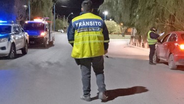 Control de tránsito en Roca en Navidad. Foto: archivo. 