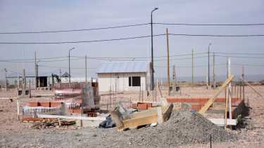 En el distrito 3, entregado en abril, comenzaron las construcciones (foto Matías Subat)