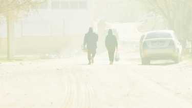 Alerta por viento en dos provincias de la Patagonia. Foto Cecilia Maletti. 