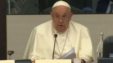 El papa Francisco criticó al Gobierno de Milei. Foto: Captura video.