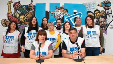 La conducción de Unter desde Roca hizo un plenario. Foto: Juan Thomes