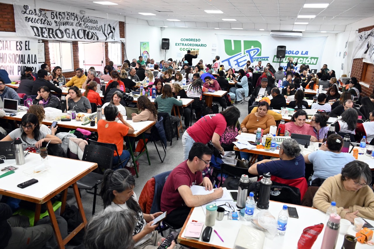 El encuentro gremial se desarrolló durante casi toda la jornada de ayer en el predio de la seccional local. Foto: Marcelo Ochoa