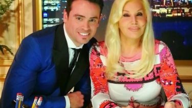 "Marcelito" y Susana Giménez.