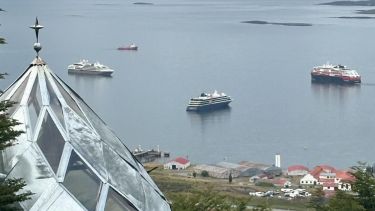 Ushuaia, la ciudad más austral del mundo. Vista desde la casa de té Chloé. Foto gentileza . 