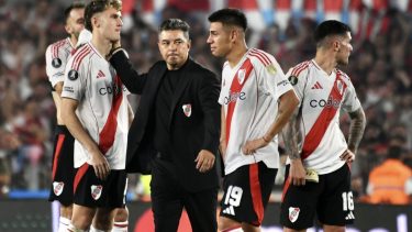 River sufrió un duro golpe contra Atlético Mineiro. (Foto: Fotobaires)