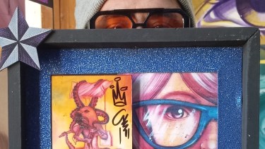 Juan Martín Kunisch es un artista de Viedma. Foto: gentileza