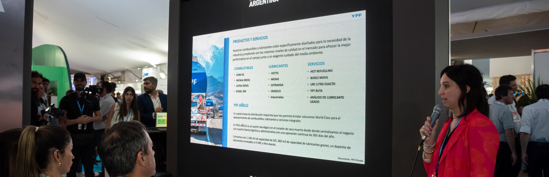 Stand de YPF en la Argentina Oil&Gas (AOG) 2024 / Foto gentileza