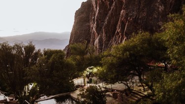Termas de Fiambalá en Catamarca, un oasis de bienestar y salud. Foto gentileza. 