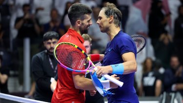 Nadal y Djokovic se vieron las caras por última vez en el Six Kings Slam.