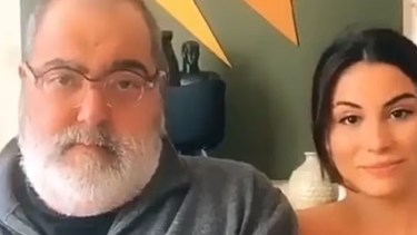 Jorge Lanata con su hija Lola