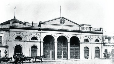 La asunción presidencial de Nicolás Avellaneda. 