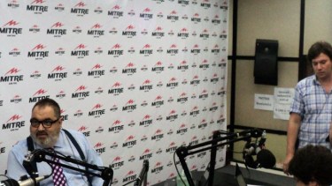 Jorge Lanata cuando comenzó en Radio Mitre. 