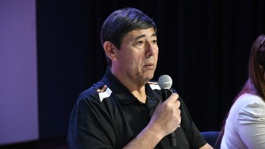 El secretario General del gremio petrolero cuestionó la medida que vuelve atrás el uso de mantas a pedido de las petroleras (Gentileza Sindicato Petrolero)