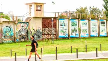 El parque Jaime De Nevares en Neuquén capital fue inaugurado en 2020. Foto: Cecilia Maletti.