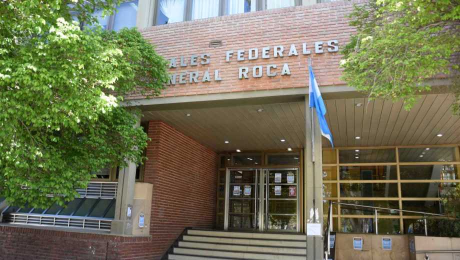 La Justicia Federal de la región tiene su sede central en Roca. Foto: Archivo