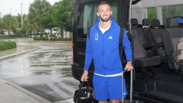 Germán Pezzella ya está en Miami y se sumó a la Selección Argentina. Foto: @Argentina.