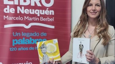 Sandra Lambertucci participó de la reciente Feria Internacional del Libro de Neuquén.