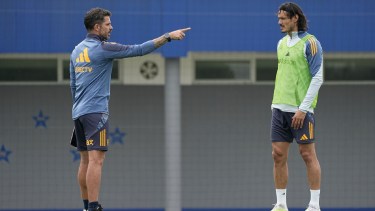 Fernando Gago prepara su primer once para debutar en Boca. Foto: @BocaJrsOficial.