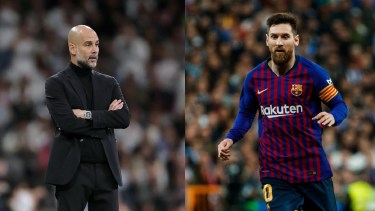 Pep Guardiola llenó de elogios a Lionel Messi.