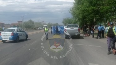 Murió una mujer en Ruta 22 en Neuquén. Foto: gentileza Policía. 