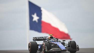 El piloto argentino comenzó a girar en el GP de Austin con la única práctica libre. (Photo by Patrick T. Fallon / AFP)