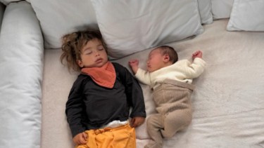 Tao y Bee, los hijos de Calu Rivero y Aito de la Rua. 