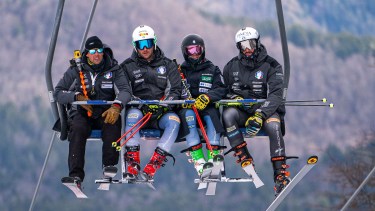 Chapelco fue escenario de entrenamiento de equipos internacionales. Foto gentileza. 