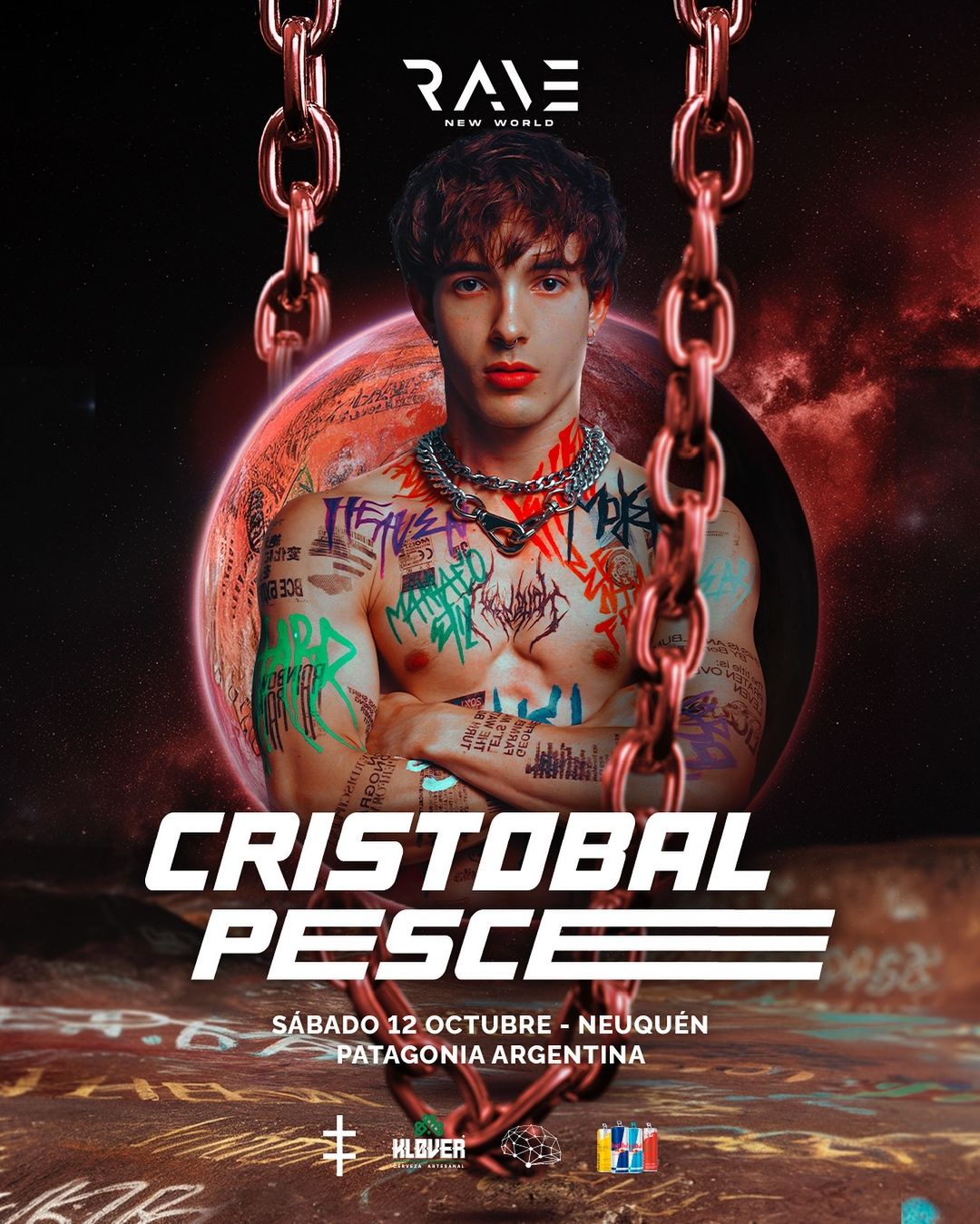 El DJ y productor chileno Cristobal Pesce se presenta en Cipolletti este sábado