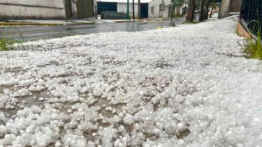 Hay pronosticado caída de granizo. Foto: NA