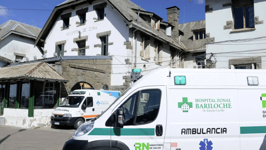 La joven está internada en el hospital de Bariloche. Foto: archivo