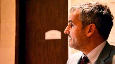 Hugo Greca, durante un encuentro de jueces en Neuquén en octubre del 2024. (Archivo/Cecilia Maletti)