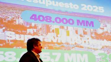 El intendente Mariano Gaido presentó los números para el año que viene con un fuerte plan de obra pública (foto Matías Subat)