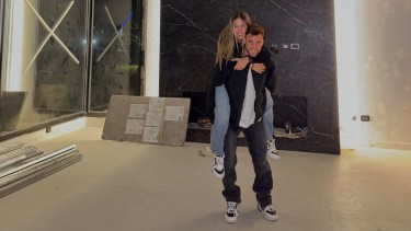 Nicolás Tagliafico y Caro Calvagni.