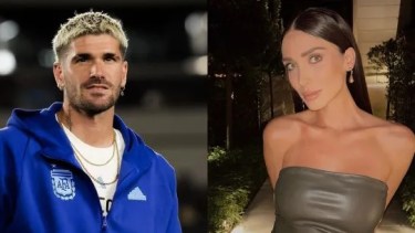 Rodrigo De Paul y María Emilia Mirabal.