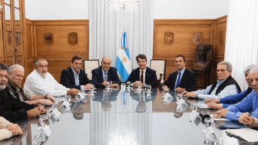 El Gobierno y la CGT juntos. Foto: archivo.