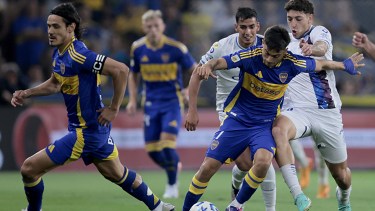 boca jumiors vs Godoy cruz. Fecha 21 Copa Liga Profesional. Fútbol Argentina Primera División 6/11/2024