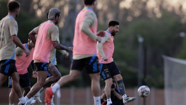 entrenamiento de la seleccion argentina de futbol/fotobaires/12/11/2024