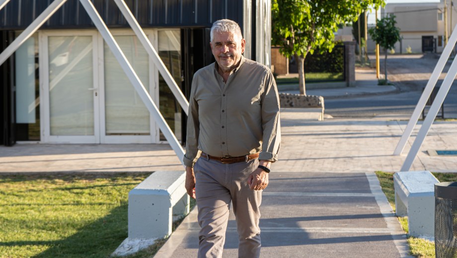 El intendente de Regina, Luis Albrieu. Archivo