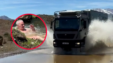 Video | Así paseaban los turistas belgas por Neuquén en el motorhome antes del SOS internacional