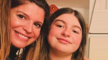 Elba Marcovecchio y su hija Allegra.